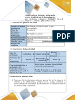 Guía de Actividades y Rúbrica de Evaluación - Unidad 2 - Tarea 2 - Trastornos de La Infancia y La Adolescencia PDF