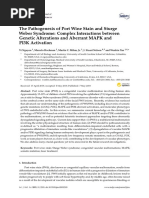 The Pathogenesis of Port Wine Stain and Sturge Weber Syndrome: Complex Interactions Between Genetic Alterations and Aberrant MAPK and PI3K Activation