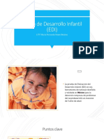 Escala de Desarrollo Infantil (EDI) : L.T.F María Fernanda Reyes Benítez