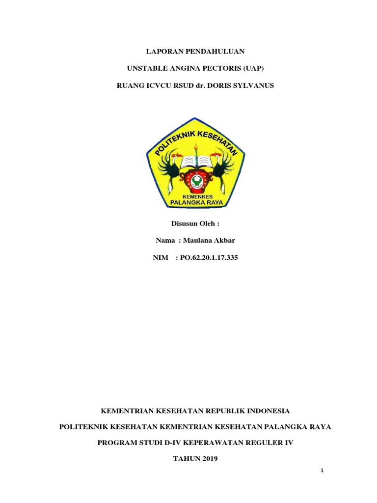 Unstable Angina Pectoris: Diagnosis dan Penanganan | PDF | Pengembangan ...