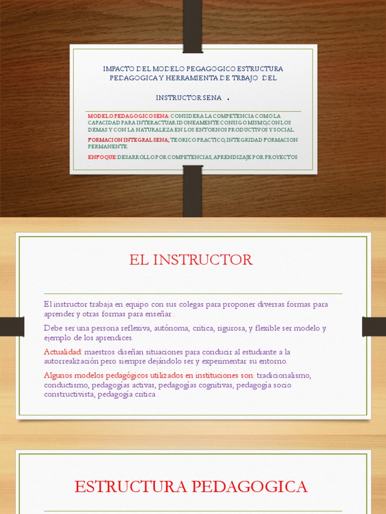 Impacto del Modelo Pedagógico SENA | PDF | Constructivismo (filosofía ...