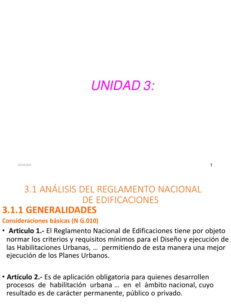 Análisis Del Rne | PDF | Calle | Planificación urbana
