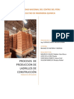 Diagrama de Flujo Del Proceso de Producción de Ladrillos