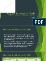 Regular & Irregular Verb: Prepared By: Louina Angelene K. Rosal & Ayra Maxene F. Jusay 12 Stem-E
