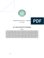 FACISB 2015 (Gabarito)