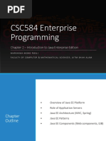 CSC584 Enterprise Programming Chapter 2