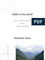 Math in The World