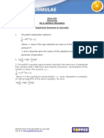 Class XII Chemistry Surface Chemistry Concepts