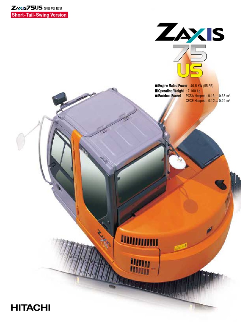 鸢飞戾天 Bagger ZX 85USB-5A Haupttumpe 9295140 4663831 YD00013054