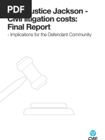 Download Technical Claims Brief - SE - Lord Justice Jackson Civil Litigation Costs - March 2010 by QBE European Operations Risk Management SN43111337 doc pdf