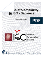 Physics of Complexity at ISC-Sapienza