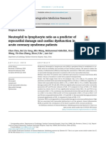 Neutrofil To Lymphocyte Ratio As A Predictor of Mycardial Damage and Cardiac Dysfunction in Acute Coronary Syndrome Patient