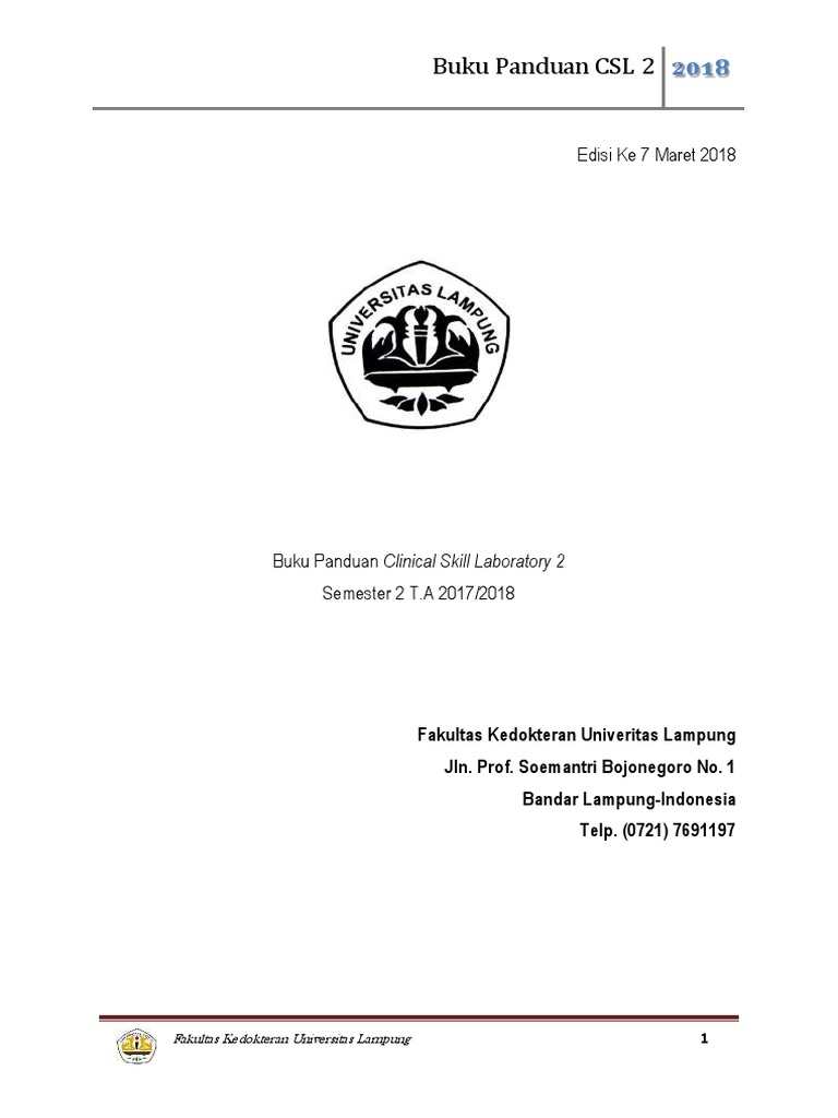 Panduan Keterampilan Klinik CSL 2 | PDF | Pengembangan Diri | Sains ...