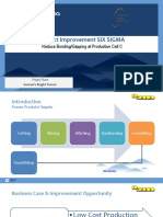 Project Improvement SIX SIGMA: Reduce Bonding/Gapping at Production Cell C