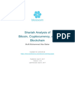 Shariah Analysis of Bitcoin, Cryptocurrency, & Blockchain PDF