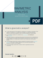 gravemetric analysis