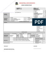 Amazing Laksamana: Daily Lesson Plan