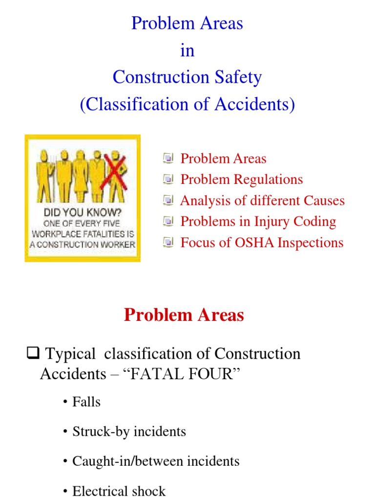 Construction Safety: Fatal Accident Analysis | PDF | Occupational ...