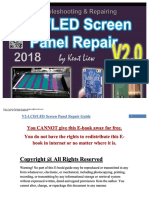 v2 Led LCD Screen Panel Repair