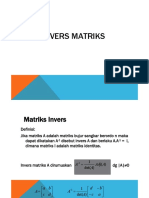 MTK Bisnis Invers Matriks