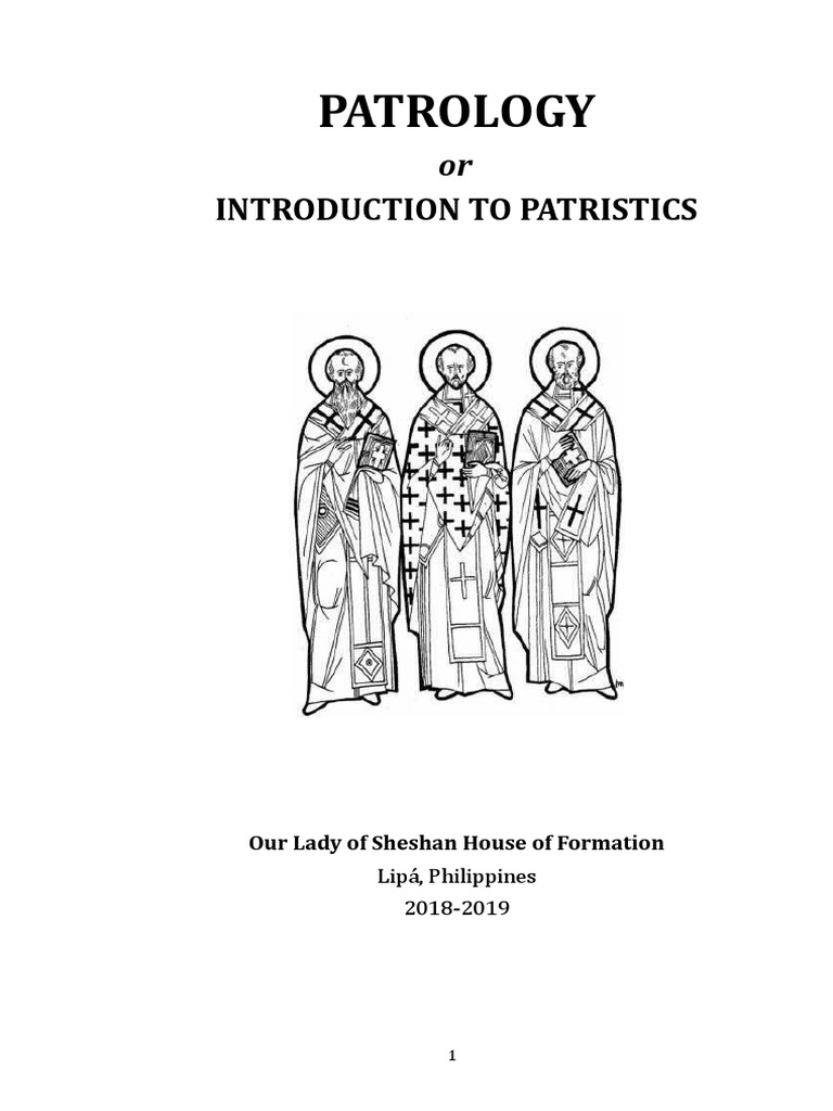 Introduction to Patrology | PDF | Church Fathers | Ancient Christianity