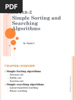 Hapter: Simple Sorting and Searching Algorithms