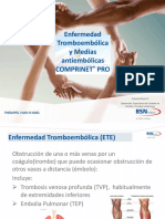 Enfermedad Tromboembolica y Medias Antiembolicas Comprinet Pro 2018 - 2