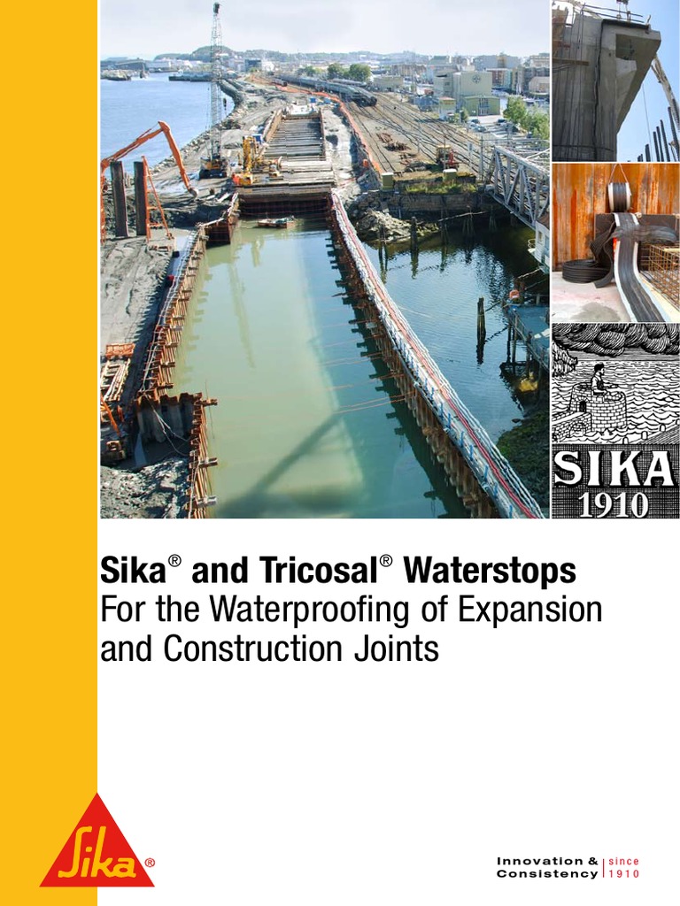 Sika & Tricosal Waterstops PDF Concrete Welding