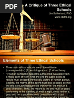 Three Ethical Schools