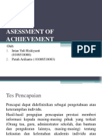 Asessment of Achievement