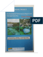 Cagdianao Mining Corporation's Valencia Nickel Project Environmental Performance Report