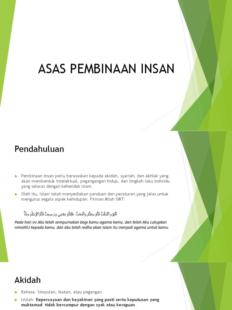 Asas Pembinaan Insan Pdf
