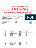 Maj. Pablo M. Pagtalunan Ret.: I Need You, Kabayan !