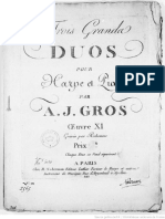 Gros - Trois Grands Duos Pour Harpe - ... - Gros Antoine-Jean