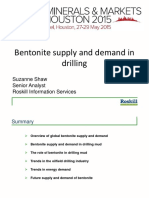 World Supplu and Demand Bentonite 2015