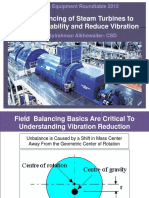 Vibration Reduction Improves Steam Turbine Reliability