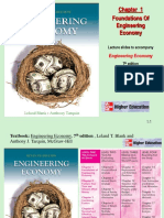 Foundations of Engineering Economy