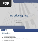  Introducing Java