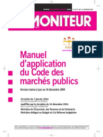 Manuel de Marches Publics