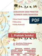 13 Kebijakan Dan Praktek Sumber Daya Manusia