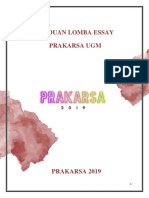 Panduan Lomba Essay Prakarsa Ugm 2019