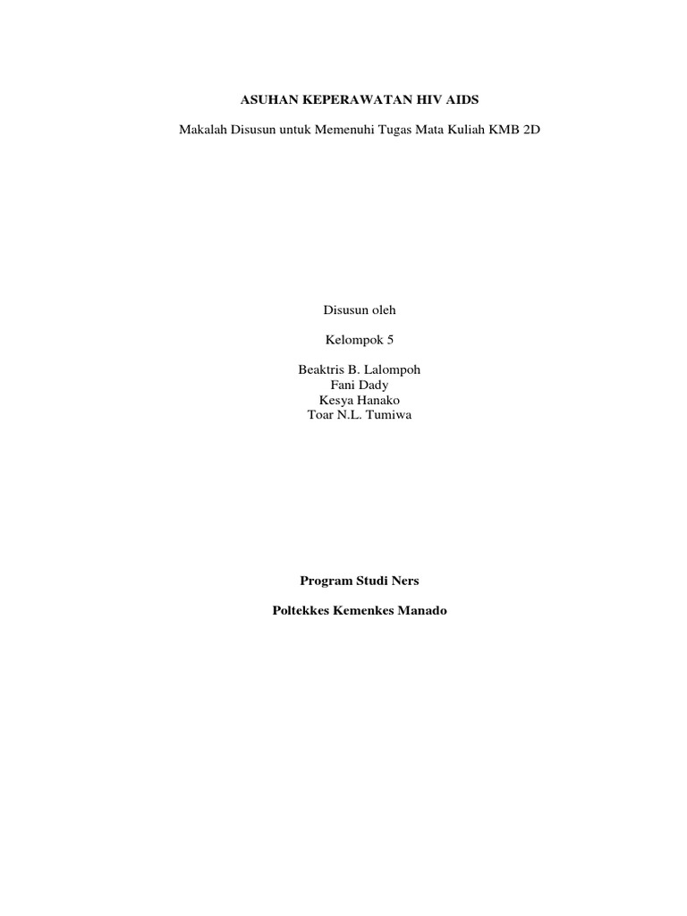 Askep Hiv Aids | PDF