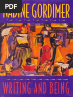 Nadine Gordimer - Writing and Being