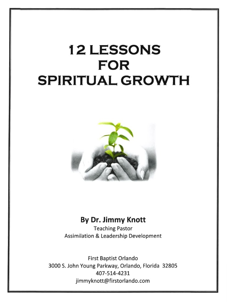 12 Lessons For Spiritual Growth | PDF