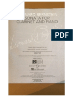 Bernstein Sonata Clarinet - Piano Part PDF