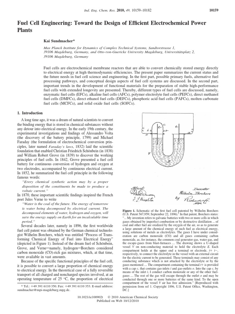 Fuel Cell Engineering | PDF | Fuel Cell | Solid Oxide Fuel Cell
