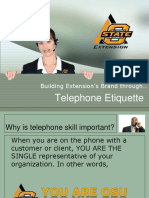 Building Extension's Brand through Telephone Etiquette