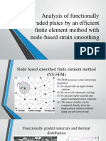 Analysis of Functionally Graded Plates by An Efficient Finite Element Method With Node-Based Strain Smoothing