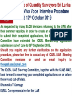 IQSSL Membership Drive APC Revised Cut-Off Date For Applications 06 SEP 2019