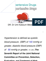 Antihypertensive Drugs: DR. DR Umi Kalssum Mkes